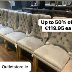 Kayla velvet dining chairs absolutely fabulous new