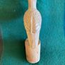 Hand crafted bird on timber perch. New Image 5