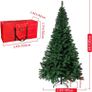 6ft/1.8m Artificial Christmas Tree Xmas Pine Tree Indoor Outdoor Holiday Decoration with Metal Stand & Storage Bag Image 2