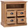 Side Cabinet 60x30x60 cm Solid Teak Image 2
