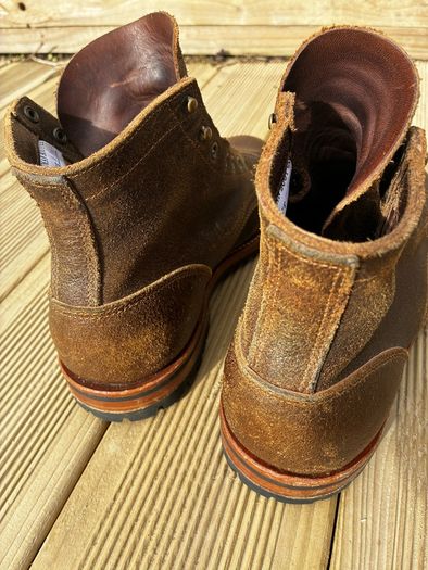 Truman Waxed Olive Captoe 8.5E