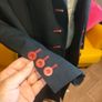 Vintage 90s Mondi Business maxi navy overcoat blazer Image 3