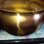 Large  brass hanging pot Image 2