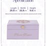 Flower Knows Violet Strawberry Rococo Collection Faux Leather Pearl Storage Box Image 2