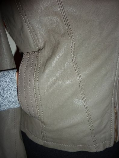 Bershka leather biker jacket size M