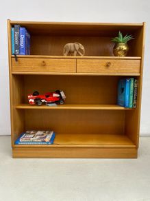 Mid Century Nathan Teak Bookcase