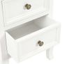 Bedside Cabinet 2 pcs White 35x30x49 cm MDF Image 4