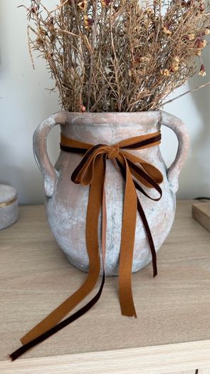 Stone urn vase