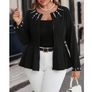 BNWT Stunning Black Peplum Jacket size 20 Image 3