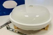 Bulkhead light with sensor. Moisture proof 20 watt