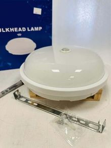 Bulkhead light with sensor. Moisture proof 20 watt