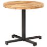 Bistro Table Round 80x75 cm Rough Mango Wooda Image 8