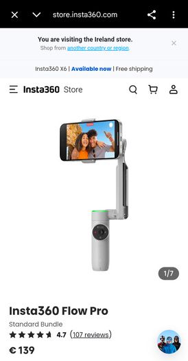 Insta360 Flow Pro_Brand New & Sealed