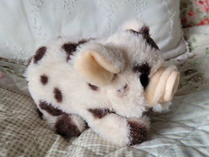 Little piglet teddy - walks and squeeks