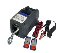 Berger + Schroter 12V Premium Cable Winch with radio remote control