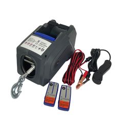 Berger + Schroter 12V Premium Cable Winch with radio remote control