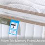 Single Casa Pillow Top Memory Foam Mattresses Image 5