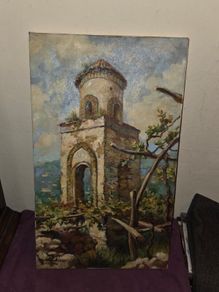 Signed Oil on Canvas "Folly"