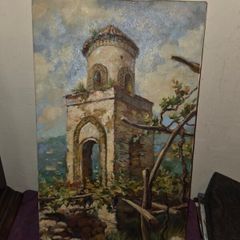 Signed Oil on Canvas "Folly"