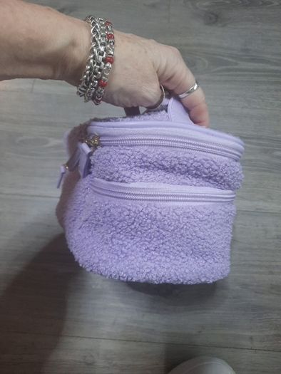 purple borg make up case