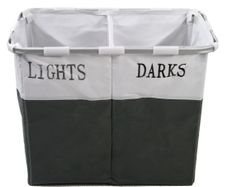 Lights & Darks Laundry Hamper