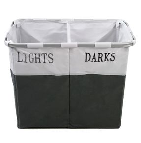 Lights & Darks Laundry Hamper