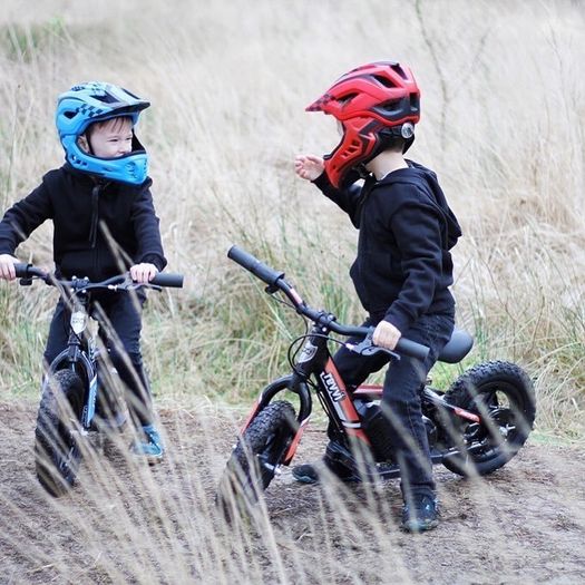 Kids 2in1 Lightweight Full Face Bicycle Bike Helmet