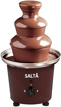 NEW SALE | Large Size Stainless Steel Chocolate Fountain Fondue Set Electric 3-Tier Machine with Hot Melting Pot Base