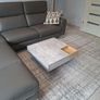 Modern Concrete-Effect Coffee Table Image 5
