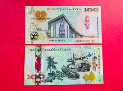 Papua New Guinea 100 Kina  2008. Pick 37. ( Uncirculated )