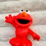 Sesame Street Workshop Waving Elmo Monster Red approx. 6.5 cm. Figure Hasbro Damaged Used Please see photos Image 2