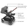 Buggy - Uppababy Cruz V3 Stroller (Greyson) Image 9