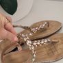 LIBRA jewelled sandals Sz 39 ( Fit 6-6.5 UK) Image 10
