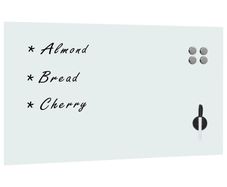 Wall Mounted Magnetic Board Glass 120x60 cm