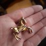 Nice Vintage 1950's/60's Horse Brooch Image 2