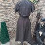 Vintage Betty Barclay Navy and cream polkadot midi dress Image 3