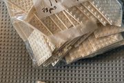 Lego 6x8 flat White piece bag of 73