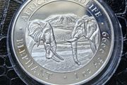 100 Shillings 1oz Silver 2020 Somali African Wildlife Elephant coin