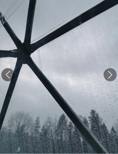 Brand New 3m(10ft) Luxury Extremely Strong Structure Dome Igloo Glamping for Irish Weather