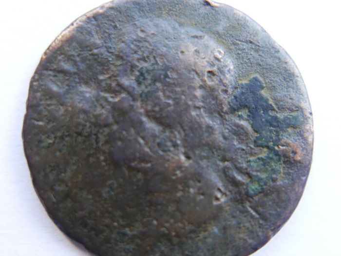 1738 IRELAND  George II  1/2 Penny Coin