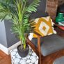 Bespoke one of a kind cubed tiled side table/plant stand Image 2