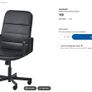 office chair, Swivel chair, Bomstad black Image 3