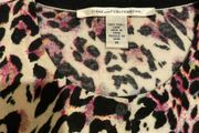 DvF wool. animal print cardigan