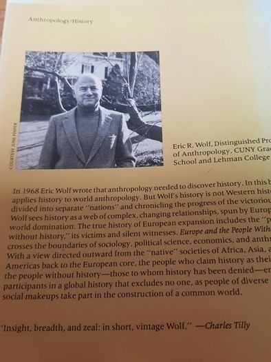 Europe and the People Without History Eric R. Wolf