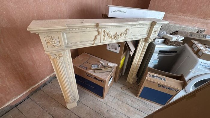 ate Fireplace Mantel