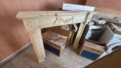 ate Fireplace Mantel