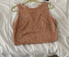 Swamp glitter crop top new with tags
