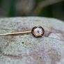 Antique 1ct Diamond Tie Pin / Lapel Pin circa 1850 Image 4