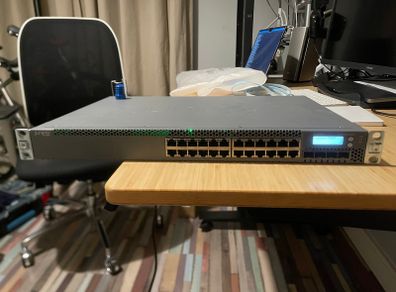 Juniper EX3300-24P: 24-Port Gigabit PoE+ Switch with 4x 10G SFP+ Uplinks - Only 40W Idle Power
