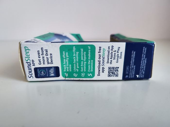Oral device snoreeze Loud snoring & sleep apnoea